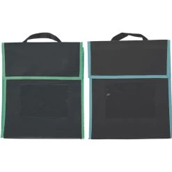 Paw Prints Book Pouches And Labels - Black With Neon Trim - Set Of 12 9 Paw Prints Book Pouches And Labels - Black With Neon Trim - Set Of 12 -Children School Supplies S811723 2