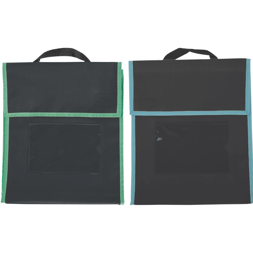 Paw Prints Book Pouches And Labels - Black With Neon Trim - Set Of 12 4 Paw Prints Book Pouches And Labels - Black With Neon Trim - Set Of 12 - Image 4