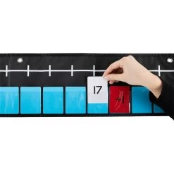 Really Good Stuff® Number Line Pocket Chart With Cards - 1 Pocket Chart, 217 Cards -Children School Supplies S811811 1