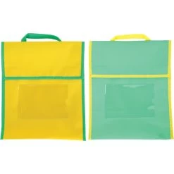 Store More® Medium Book Pouches And Labels - Primary Colors - Set Of 12 7 Store More® Medium Book Pouches And Labels - Primary Colors - Set Of 12 -Children School Supplies S811819 1