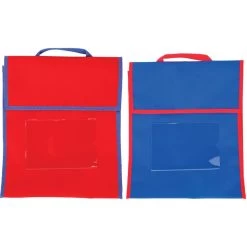 Store More® Medium Book Pouches And Labels - Primary Colors - Set Of 12 8 Store More® Medium Book Pouches And Labels - Primary Colors - Set Of 12 -Children School Supplies S811819 2