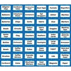 EZ Stick™ STEM And Maker Space Labels - 108 Labels -Children School Supplies S811820 1