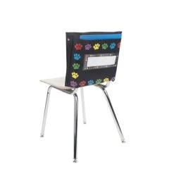 Paw Prints Border Store More® Deep-Pocket Chair Pockets - 6 Pack -Children School Supplies S811829 1