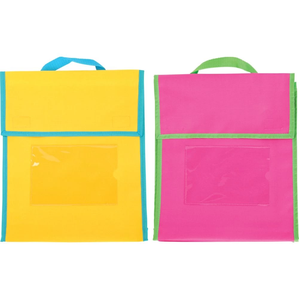 Store More® Medium Book Pouches And Labels - Neon Colors - Set Of 12 5 Store More® Medium Book Pouches And Labels - Neon Colors - Set Of 12 - Image 5