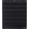 Medium Rectangle Pocket Chart Black - 1 Pocket Chart