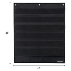Medium Rectangle Pocket Chart Black - 1 Pocket Chart -Children School Supplies S811889 3