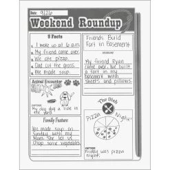 Weekend News Journals - 12 Journals -Children School Supplies S811913 3