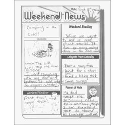 Weekend News Journals - 12 Journals -Children School Supplies S811913 4