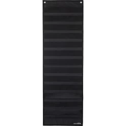 Long Rectangle Pocket Chart Black - 1 Pocket Chart