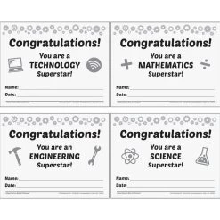 STEM Success Poster Set -Children School Supplies S812007 1