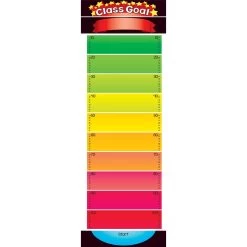 Goal Thermometer Pocket Chart Cards - 13 Cards