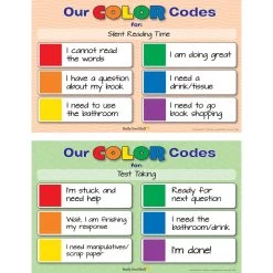 Privacy Shield Color-Code Flipper Posters - 2 Posters -Children School Supplies S812063 1