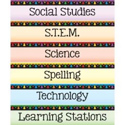 Daily Objectives Pocket Chart Cards - 38 Cards -Children School Supplies S812105 1