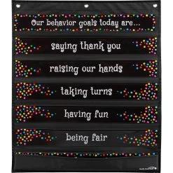 Behavior Focus Pocket Chart Cards - 31 Pocket Chart Cards -Children School Supplies S812126 2