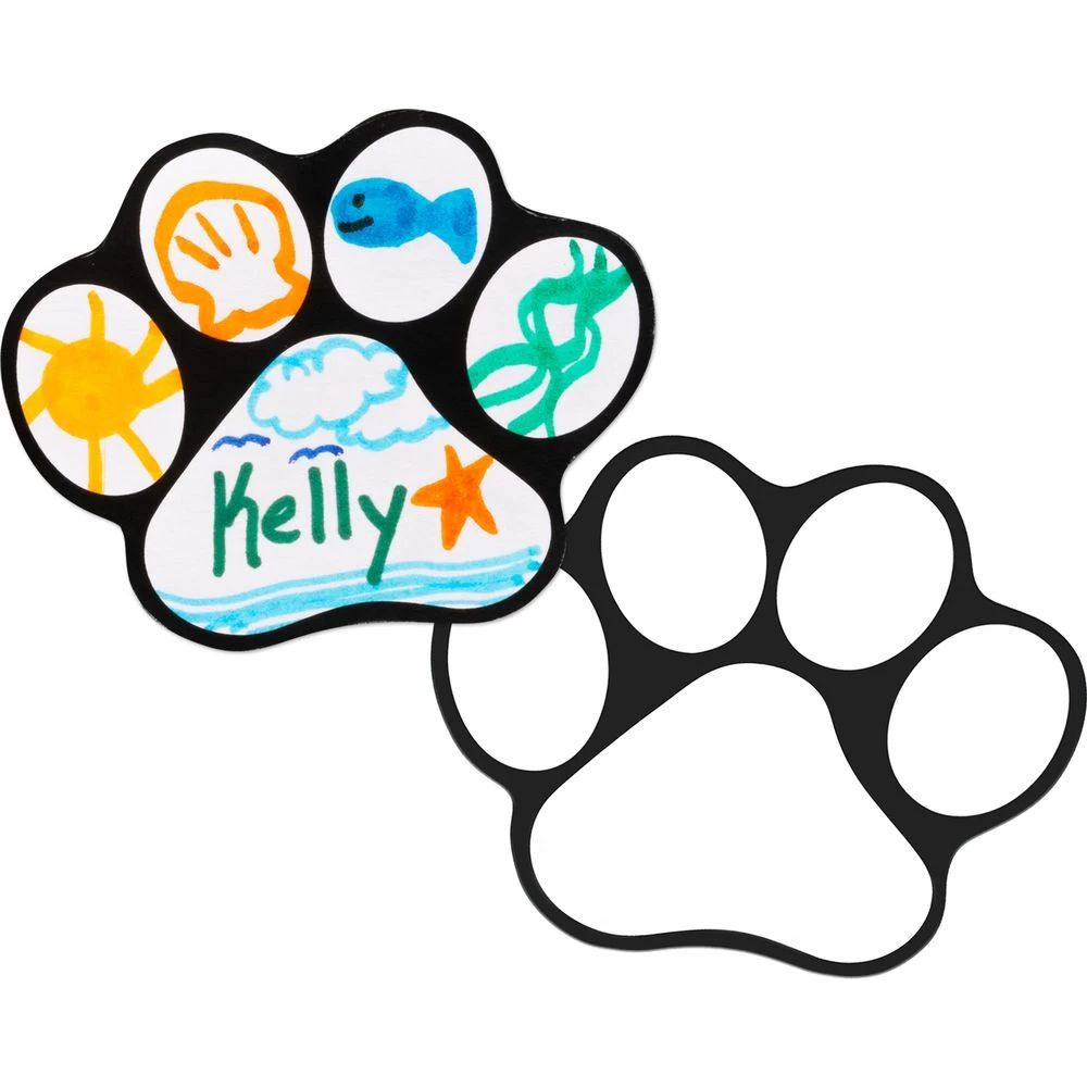 Ready-To-Decorate® Student Name Paw-Print Magnets - 32 Magnets 3 Ready-To-Decorate® Student Name Paw-Print Magnets - 32 Magnets - Image 3