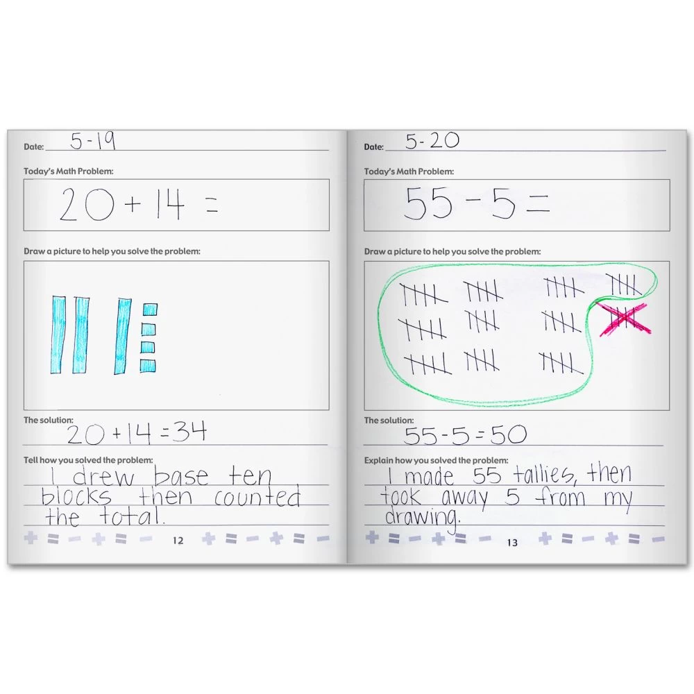Explain Your Thinking Math Journals - Primary - 12 Journals 4 Explain Your Thinking Math Journals - Primary - 12 Journals - Image 4