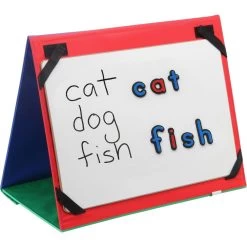 Desktop Stand With Magnetic Dry Erase Board - 1 Stand, 1 Board