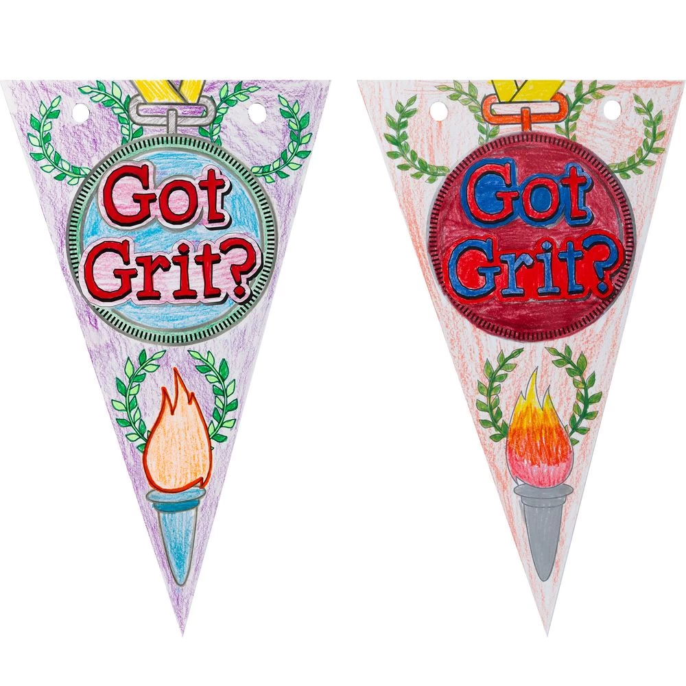 Ready-To-Decorate Got GRIT? Pennants 24 Pack 1 Ready-To-Decorate Got GRIT? Pennants 24 Pack