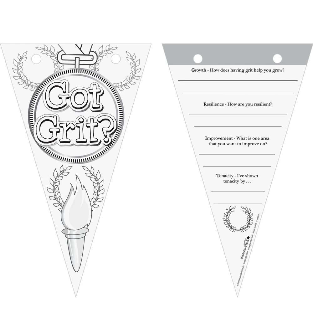 Ready-To-Decorate Got GRIT? Pennants 24 Pack 2 Ready-To-Decorate Got GRIT? Pennants 24 Pack - Image 2