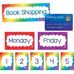Book Shopping Pocket Chart Cards - 58 Cards