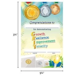 Got GRIT? Certificates - 24 Pack 8 Got GRIT? Certificates - 24 Pack -Children School Supplies S812674 2