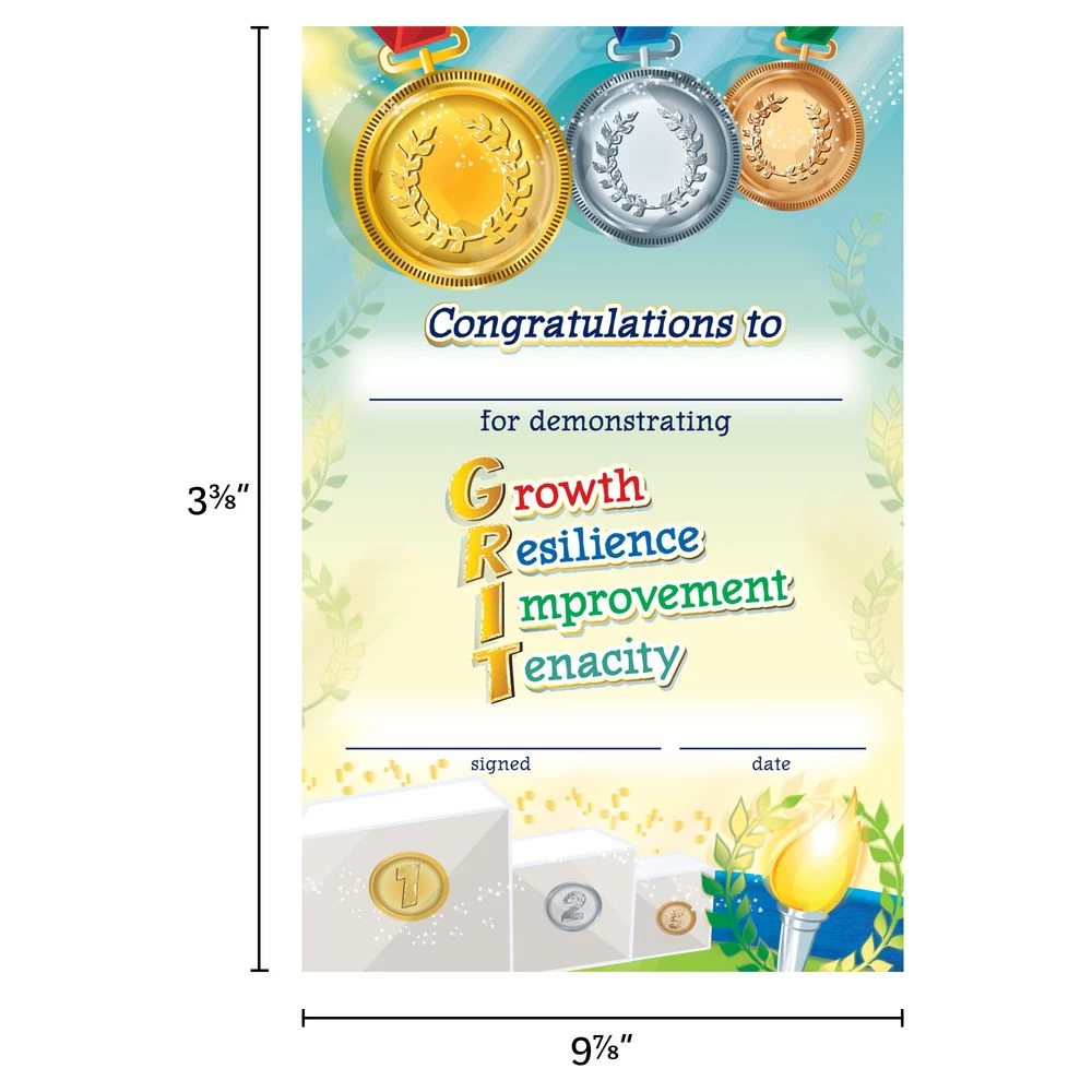 Got GRIT? Certificates - 24 Pack 4 Got GRIT? Certificates - 24 Pack - Image 4