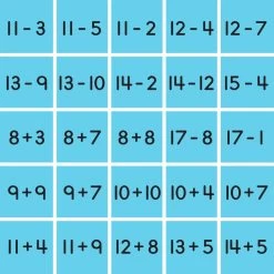 Addition And Subtraction Basic Facts Stacking Tiles - 100 Tiles 13 Addition And Subtraction Basic Facts Stacking Tiles - 100 Tiles -Children School Supplies S812728 5