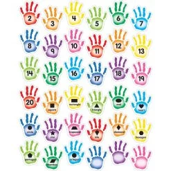 EZ Stick High-Five Letters, Numbers, Shapes, And Colors - 108 Decals -Children School Supplies S812801 5