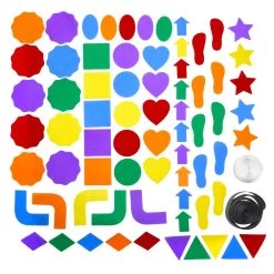 Carpet Mark-Its Sensory Path - 72 Pieces 14 Carpet Mark-Its Sensory Path - 72 Pieces -Children School Supplies S812892 4