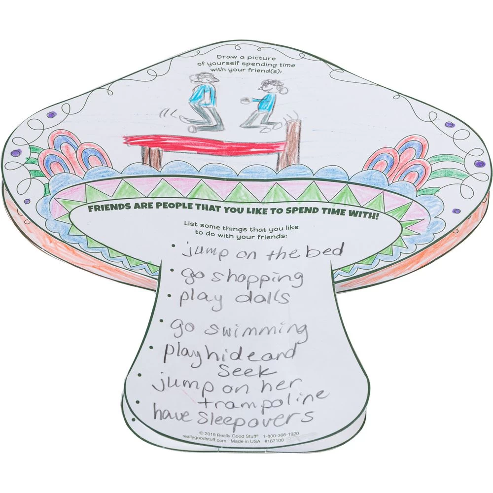 Really Good Stuff® Ready-to-Decorate Friendship Fairy 3-D Mushroom - 24 3D Mushrooms 7 Really Good Stuff® Ready-to-Decorate Friendship Fairy 3-D Mushroom - 24 3D Mushrooms - Image 7