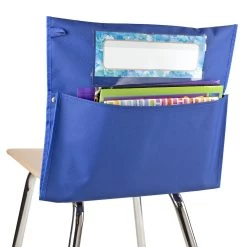 Store More® Chair Pocket - Cool And Calm Colors - Set Of 6 -Children School Supplies S813027 1