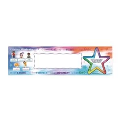 Really Good Stuff® Social-Emotional Learning Self-Adhesive Deluxe Plastic Desktop Helpers™ - Set Of 24 -Children School Supplies S813151 2