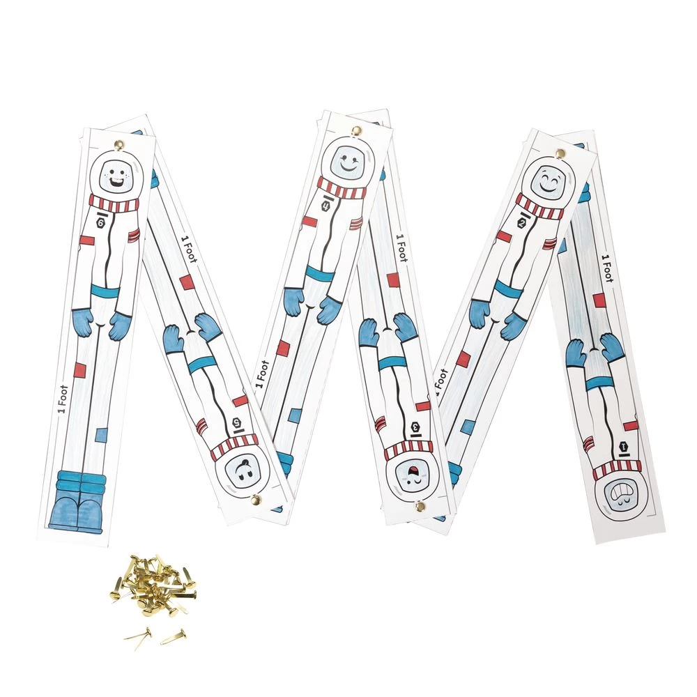 Ready-To-Decorate Spaceman Teaches Distancing Measurement Tool And Fasteners - 1 Multi-item Kit 1 Ready-To-Decorate Spaceman Teaches Distancing Measurement Tool And Fasteners - 1 Multi-item Kit