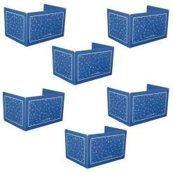 Deluxe Privacy Shields - Large - Set Of 6