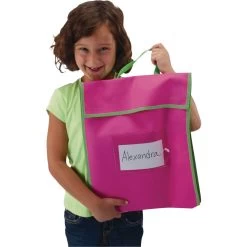 Store More® Large Book Pouches - Neon Colors - Set Of 4 -Children School Supplies S813608 3