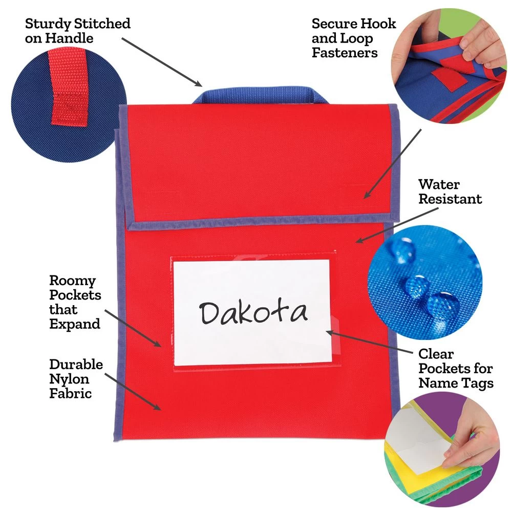 Store More® Large Book Pouches - Single-Color - Set Of 36 2 Store More® Large Book Pouches - Single-Color - Set Of 36 - Image 2