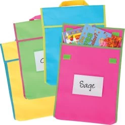 Store More® Large Book Pouches - Neon Multicolor - Set Of 36