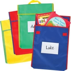 Store More® Large Book Pouches - Primary Multicolor - Set Of 36