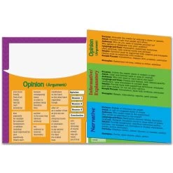 Intermediate Writing Text Types Trifold 3-Pocket Folders -Children School Supplies S814589 2