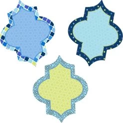 Blue Harmony Class Jobs Bulletin Board Kit - 81 Pieces -Children School Supplies S817649 1