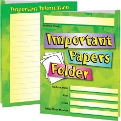 Important Papers Folders - 12 Folders
