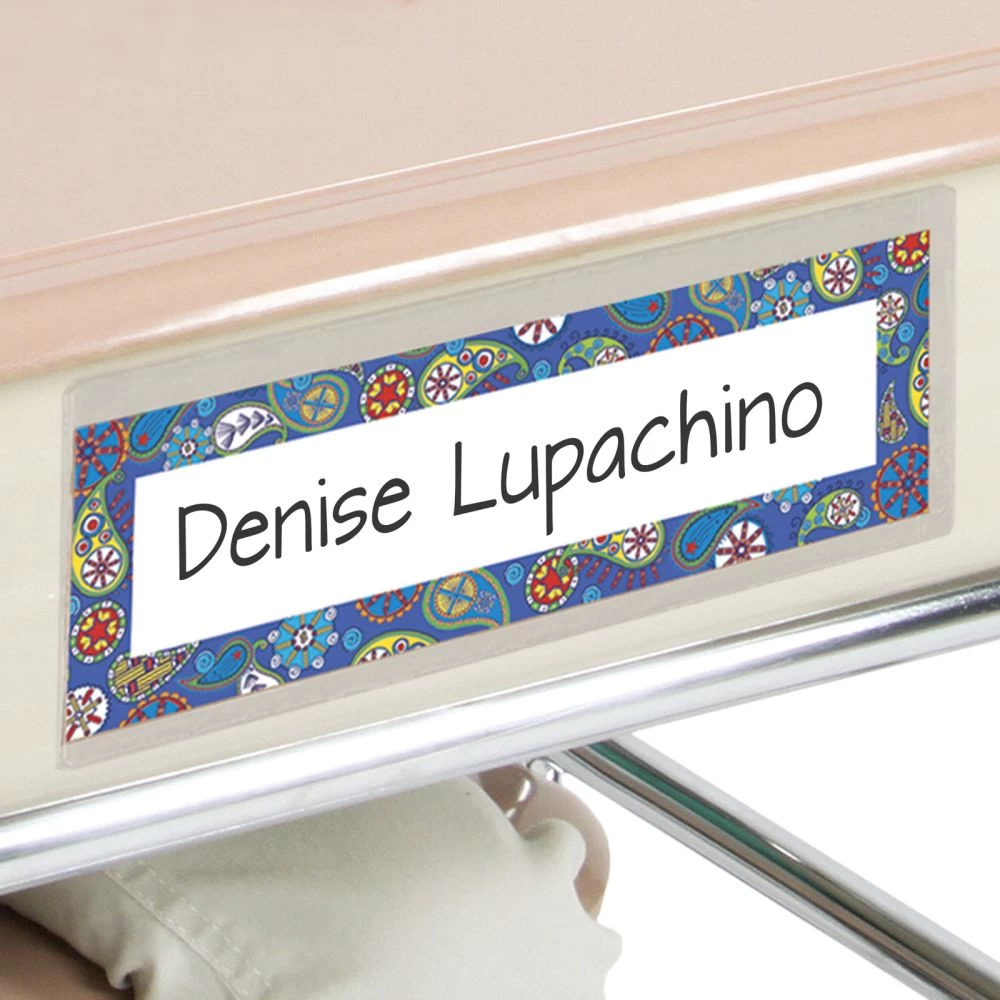 Really Good Stuff® Name Plate Self-Adhesive Vinyl Sleeves - Set Of 12 4 Really Good Stuff® Name Plate Self-Adhesive Vinyl Sleeves - Set Of 12 - Image 4
