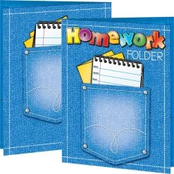 Really Good Homework Folders - 12 Folders