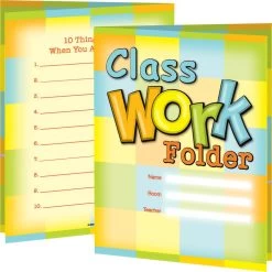 Classwork Folders - 12 Folders