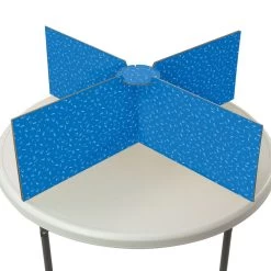 Multi-Station Privacy Shield - Blue - Matte - 1 Station -Children School Supplies S818229 1