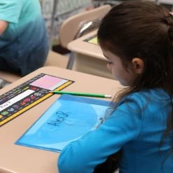 Plastic Envelopes With Hook-And-Loop Closures - 12 Plastic Envelopes -Children School Supplies S818723 2