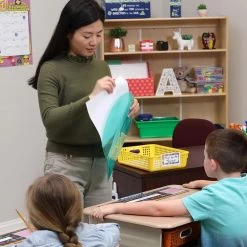 Plastic Envelopes With Hook-And-Loop Closures - 12 Plastic Envelopes -Children School Supplies S818723 6