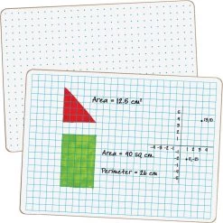 Centimeter Grid Dry Erase Board Set