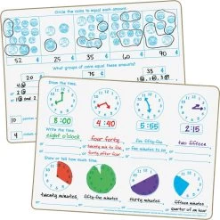 Time And Money Two-Sided Dry Erase Board Set