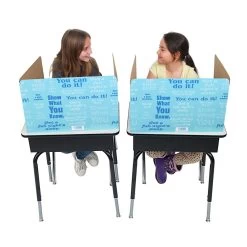 Testing Privacy Shields - Set Of 12 - Matte -Children School Supplies S818824 1